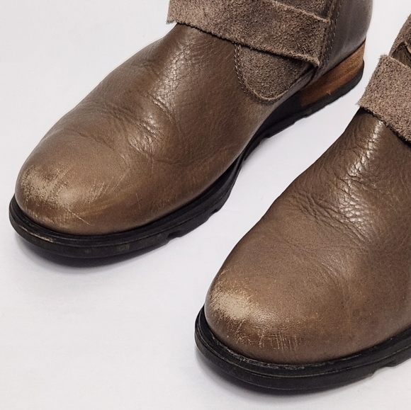 Sorel Major Moto Boots Tan Taupe - Picture 11 of 12